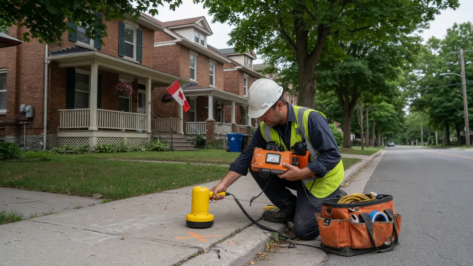 Georgetown Ontario downtown streets where acoustic leak detection protects pavement